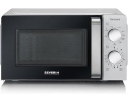 Severin MW 7780 magnetron Zwart, Zilver Grill-magnetron Aanrecht 17 l 700 W