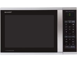 Sharp R-971INW - Combi-magnetron - Zilver