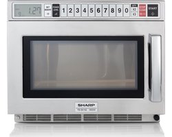 Sharp YB-S6192 Professionele inverter magnetron - 19 liter - 1800W - flatbed - RVS