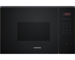 Siemens BE523LMB1 - iQ300 - Inbouwmagnetron - 38x59 cm - 20 l - Zwart - Eenvoudig te reinigen met hydrolyse