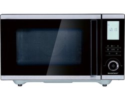SILVERCREST® KITCHEN TOOLS Magnetron Met grill en heteluchtfunctie 900 W - Vrijstaande magnetron - Inhoud: 25 L - 12 Automatische programma's - Multifunctioneel LC-display