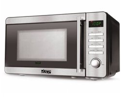 SKYNEXT Vrijstaande Magnetron - 20L - 6 standen - Nieuw Model - 1150W - Microwave - RVS/Zwart