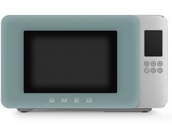 SMEG MOC01EGMEU - Magnetron met grill - Soft-close - 1900W - Inverter technologie - 29L - Mat Emerald Green