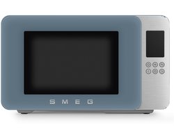 SMEG MOC01SBMEU - Magnetron met grill - Soft-close - 1900W - Inverter technologie - 29L - Storm Blue