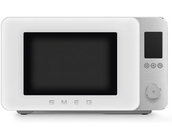 SMEG MOC02WHMEU - Combi-magnetron met grill - Airfry - 25 programma's - Soft-close - 2100W - Inverter technologie - 27L - Mat Wit