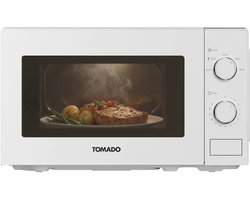 Tomado TMS2003W - Solo magnetron - 20 liter - 5 vermogensstanden - 700 watt - Binnenverlichting - Wit