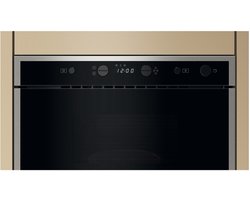 Whirlpool WMN461BX Zwart, Roestvrijstaal Solo-magnetron Ingebouwd 22 l 750 W