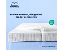 Bed & Goods Matraswig en hoeslaken in één - 200x180cm - Bedbinder - Liefdesbrug - Lovebridge