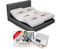 Bedbinder Deluxe | Matraswig de Luxe | Liefdesbrug Matras Binder voor Matrassen | Antislip de Vervangt Matras Wig, Antislipmat & Matrasonderlegger | Anti Slip Matras Binder & Comfor | Luxe Matraswiggen voor Boxspring Bed & Topper