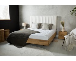 SleepMed Comfortabele doorgestikte premium matrastopper - 90x200cm