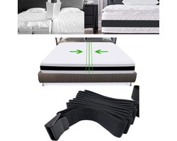 Zavio® Matraswig - Bedbinder - Liefdesbrug -Zwart
