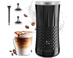 4-in-1 Milk Frother - Electric Cappuccino Latte Maker for Hot Cold Milk Froth
