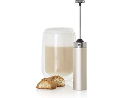 AdHoc Rapid Elektrische Melkopschuimer – RVS – Inclusief Stand – Snel en Krachtig – Beige