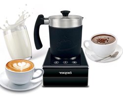 Automatic Milk Frother with Adjustable Temperatures and Removable Whips - 650W - Black/Silver