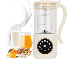 Automatische Sojamelkmaker 9 in 1 - 1400 ml Notenmelkmaker met Zelfreinigende Functie en 24 Uur Timer voor Amandelmelk, Havermelk, Plantenmelk en Sap