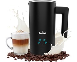 Aviro Melkopschuimer Met Schenktuit - Elektrisch - 300ML - 4-in-1 - Melkschuimer - Melkklopper - Milk Frother - Zwart