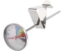 Barista set - 2-delige melkkan en thermometer voor perfecte koffiedranken