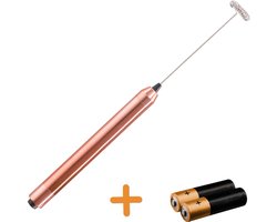 CJX Retail - Elektrische melkopschuimer - Voor melk - Zeer gebruiksvriendelijk - Met batterijen