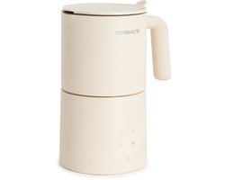 CREATE - Vaatwasserbestendige melkopschuimer en -verwarmer - Gebroken wit - MILK FROTHER STUDIO PRO