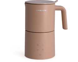 CREATE - Vaatwasserbestendige melkopschuimer en -verwarmer - Mokka - MILK FROTHER STUDIO PRO