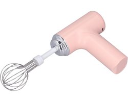 Draadloze elektrische eierklopper met 3 snelheden voor cappuccino, matcha en deeg