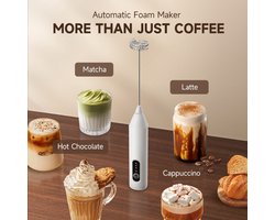Elektrische Draagbare Melkschuimer Voor Koffie En Cocktail Drinken Oplaadbare Melkschuimer USB Oplaadbaar koffie, latte, cappuccino, oplaadbaar, draagbaa