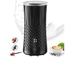 Elektrische Melkopschuimer 4-in-1: Warm & Koud Schuim voor Latte, Cappuccino & Meer