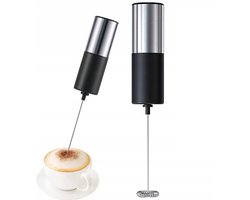 Elektrische Melkopschuimer - Melk Opschuimer Handmatig - Koffie Mini Mixer - Handig op de Camping - RVS