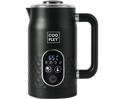 Elektrische Melkopschuimer - Melkopschuimer - Zwart - 4-in-1 - 500W - MF0803 PRO - Meest Complete Set - Ook Voor IJskoffie - Coopley