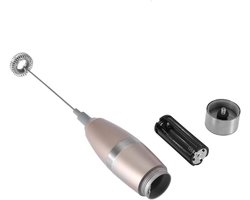 Elektrische Melkopschuimer RVS - Draadloze Handmixer voor Warme & Koude Melk, Cappuccino en Latte Macchiato