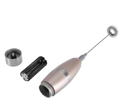 Elektrische melkopschuimer van roestvrij staal voor het snel en eenvoudig opschuimen van melk, ideaal voor lattes, cappuccino's en andere warme dranken