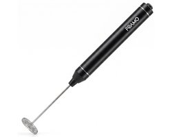 Foamo® Melkopschuimer Compact - Elektrische Melkopschuimer op Batterijen - Handmatig - Draadloos - Milk Frother voor Warme en Koude Melk
