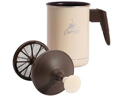 Handmatige Melkopschuimer van Roestvrij Staal - Cappuccino Maker 0,5L