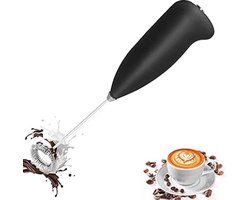 Igoods Elektrische Melkopschuimer - Melkschuimer - Handmatige Melkopschuimer - Soft-Touch - Zwart