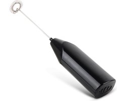 INTER-CAFFÈ® Melkopschuimer - Melkopschuimer Electrisch - Handmatige Melkopschuimer - Elektrische Melkopschuimer - Zwart