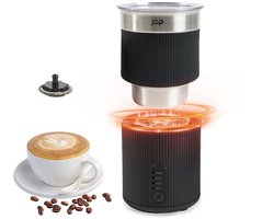 JAP Appliances Milky Whirl - 4-in-1 Elektrische Melkopschuimer (500W) - 500 ml Melkschuimer - Vaatwasserbestendig - Zwart