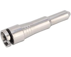 Krachtige stoom-melkopschuimer voor ECP EC680, EC9335 roestvrijstalen koffiestoompijp met siliconen ringen, geschikt voor koffieshops en restaurants, zilver