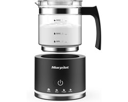 Luxe Elektrische Melkopschuimer 4-in-1 – Warm & Koud – 500 ml – Glazen Design – Vaatwasmachinebestendig