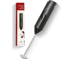 Melkopschuimer Elektrisch - Melkopklopper - Warm/Koud Opschuimen - Milk Frother - Zwart/RVS