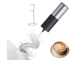 Melkopschuimer - Melk opschuimer - melkopschuimer handmatig - Melkopschuimer elektrisch - Melkopschuimer met standaard - draagbare drankmixer - efficiënte schuimstaaf - professionele garde - creëer het perfecte koffieschuim
