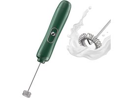 Melkopschuimers - Melkopschuimer - Melkopschuimer elektrisch - Elektrische opschuimer - Handmelkschuimer - Op batterijen - Roestvrijstalen garde - Geschenkset - Handzaam - Groente