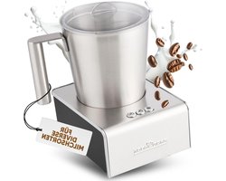 Milk frother - 3 light switches - 6 functions - 500 ml capacity - 600 Watt - Silver colour - PC-MS 1032.