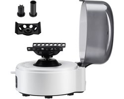 Mini-Centrifugeermachine met 3013 Xg Rcf, Elektrische Laboratoriumcentrifuge met 2-In-1 Rotor voor 0.2/1.5/2 Ml Buisjes, Vaste Snelheid Van 7000 Rpm, Stille Werking voor Laboratoriumexperimenten