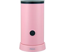MOA Elektrische Melkopschuimer - 2-in-1 - Handige Melkschuimer - 240 ML - Voor Cappuccino - Melkklopper - Roze