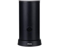 MOA Elektrische Melkopschuimer - 2-in-1 - Handige Melkschuimer - 240 ML - Voor Cappuccino - Melkklopper - Zwart