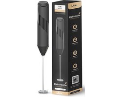 Nintai Elektrische Melkopschuimer - Eierklopper - Melkopschuimer handmatig - Melkopklopper - Zwart