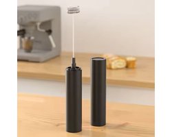 Nordeliv - Elektrische Melkopschuimer - Zwart - Cappuccino of Latte Macchiato