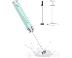 Oplaadbare Handheld Elektrische Melkopschuimer - Foam Maker Waterdicht Rvs Garde voor Lattes Cappuccino