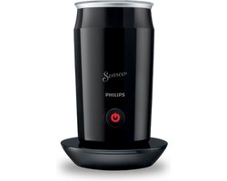 Philips Senseo Elektrische Melkopschuimer CA6500/60 - Antikleeflaag - Vaatwasserbestendig - Ook voor Cappuccino - Zwart - 120ml