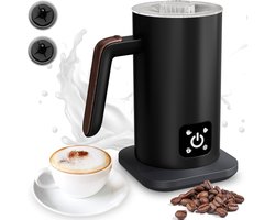 Pro Electric Milk Frother Cappuccino 4-in-1 590 ml - Quick Foam Functional and Quiet Cappuccinatore - Coffee Milk Stain Hot Chocolate
